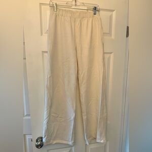 Forever 21 Cream Lounge Pants Size S NWOT